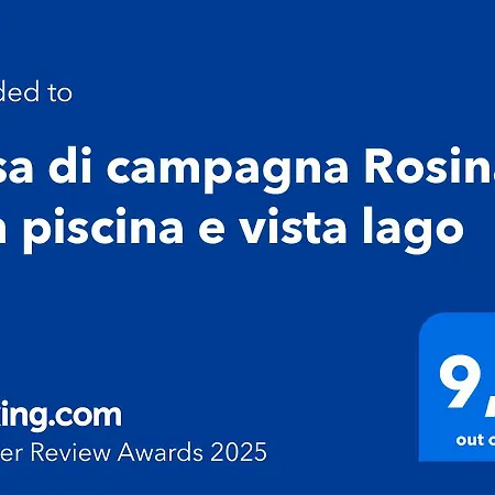 Rosina Con Piscina E Vista 그라베도나